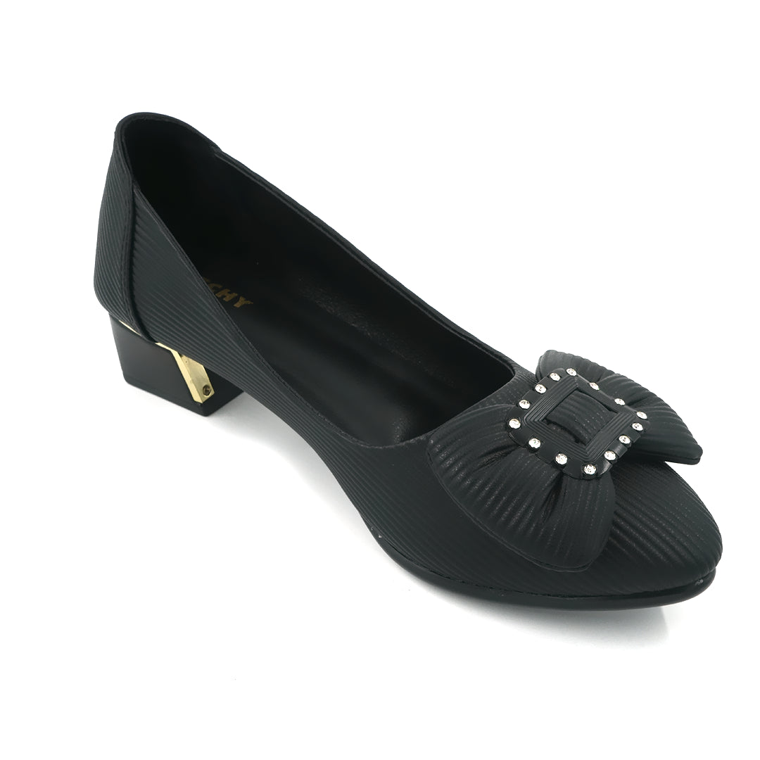 Catchy Formal Court Pump Heel