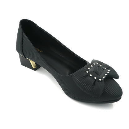 Catchy Formal Court Pump Heel