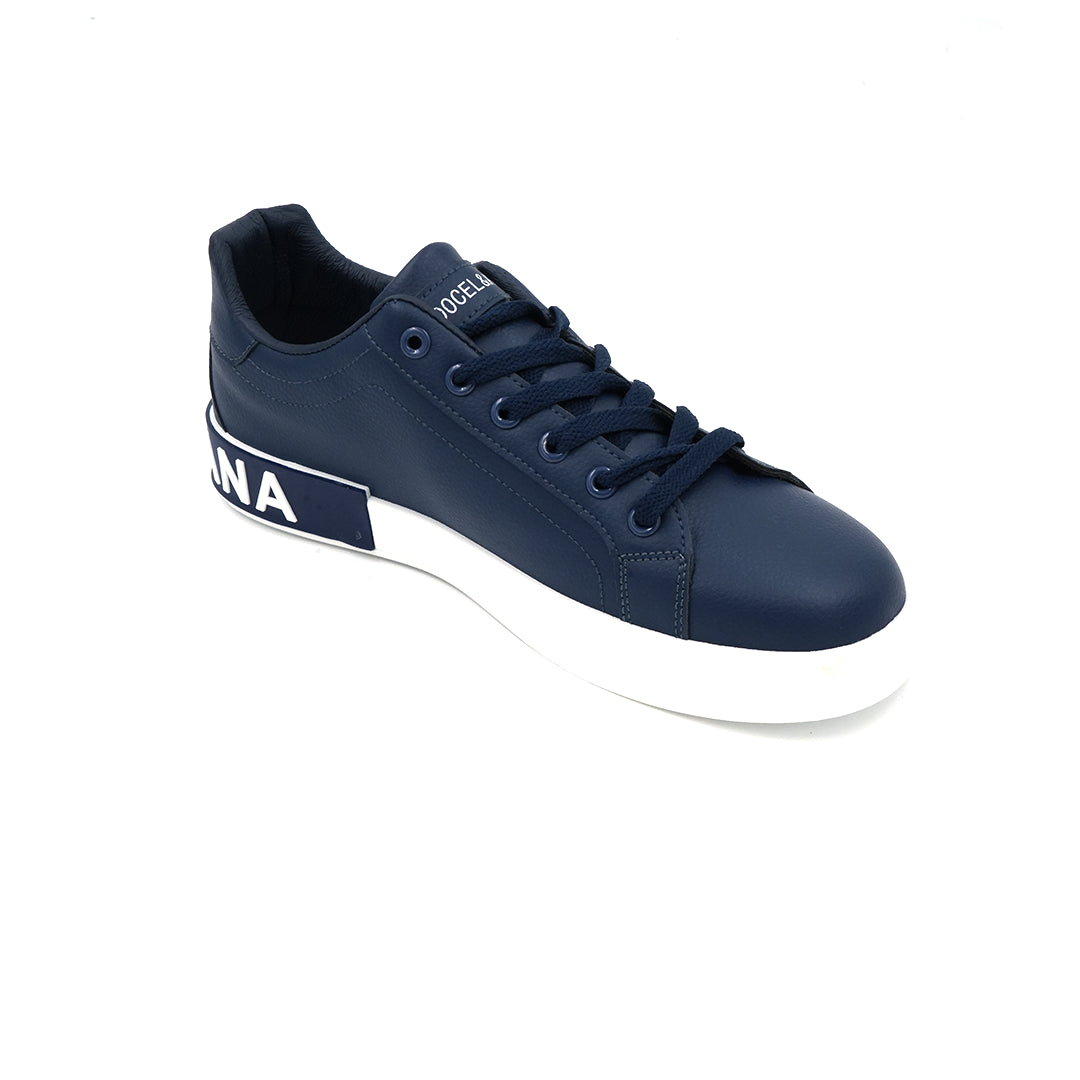Catchy Low Canvas Leather Sneakers