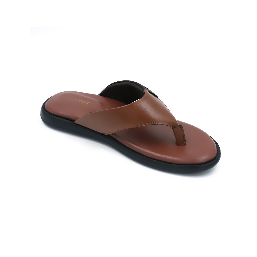 Catchy Men's Classic Chocolate Thong Sandal
