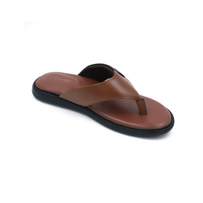 Catchy Men's Classic Chocolate Thong Sandal