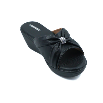 Catchy Wylda Ladies Mid Heel Slipper