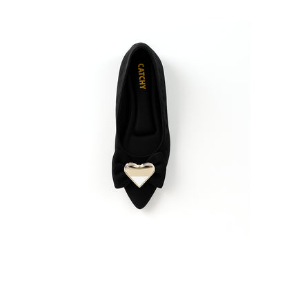 Catchy Orion Black Pearls Pump Shoes