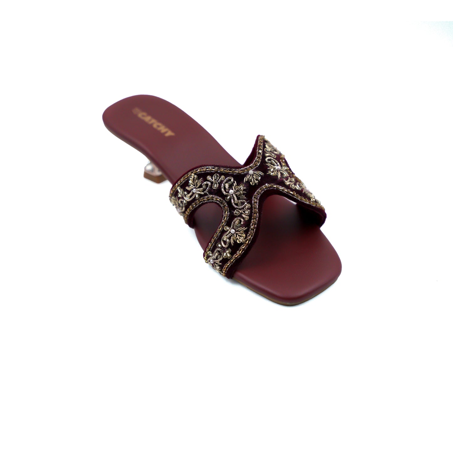 Catchy Women's Mid Heel Sandal