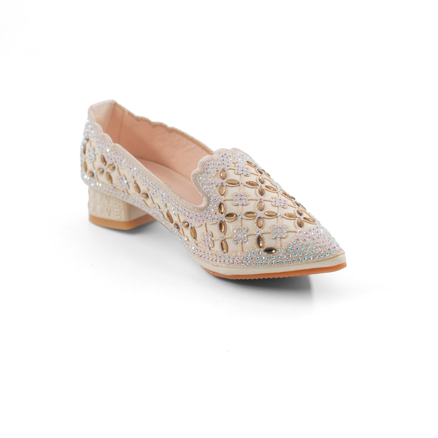 Catchy Royal Crystal Loafers