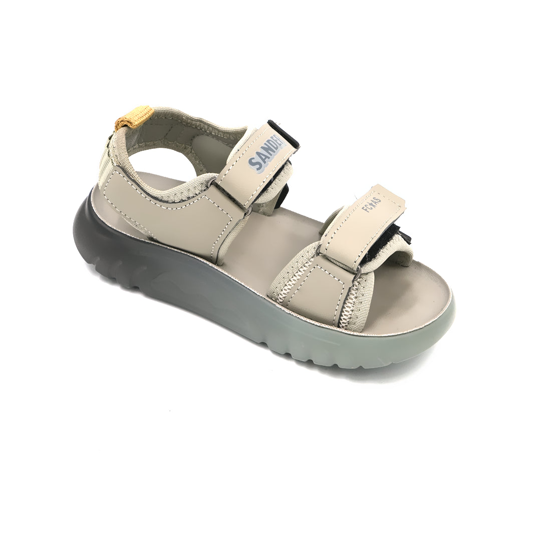 Catchy Kids' Beige Adjustable Sports Sandal