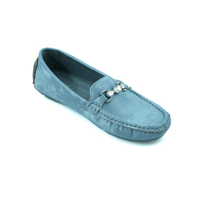 Catchy Women's Genuine Leather Flat Loafers