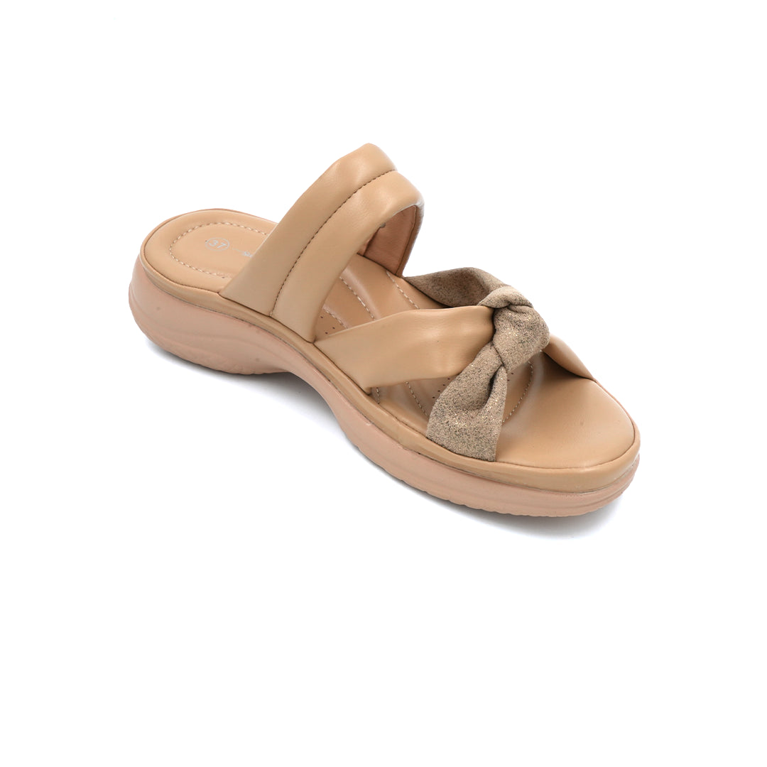 Comfort Bow Accent Slip-On Sandals
