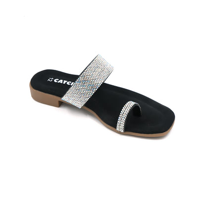 Catchy Trendy Pink Toe-Ring Sandal