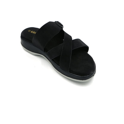 Catchy Casual Comfort Criss-Cross Slides