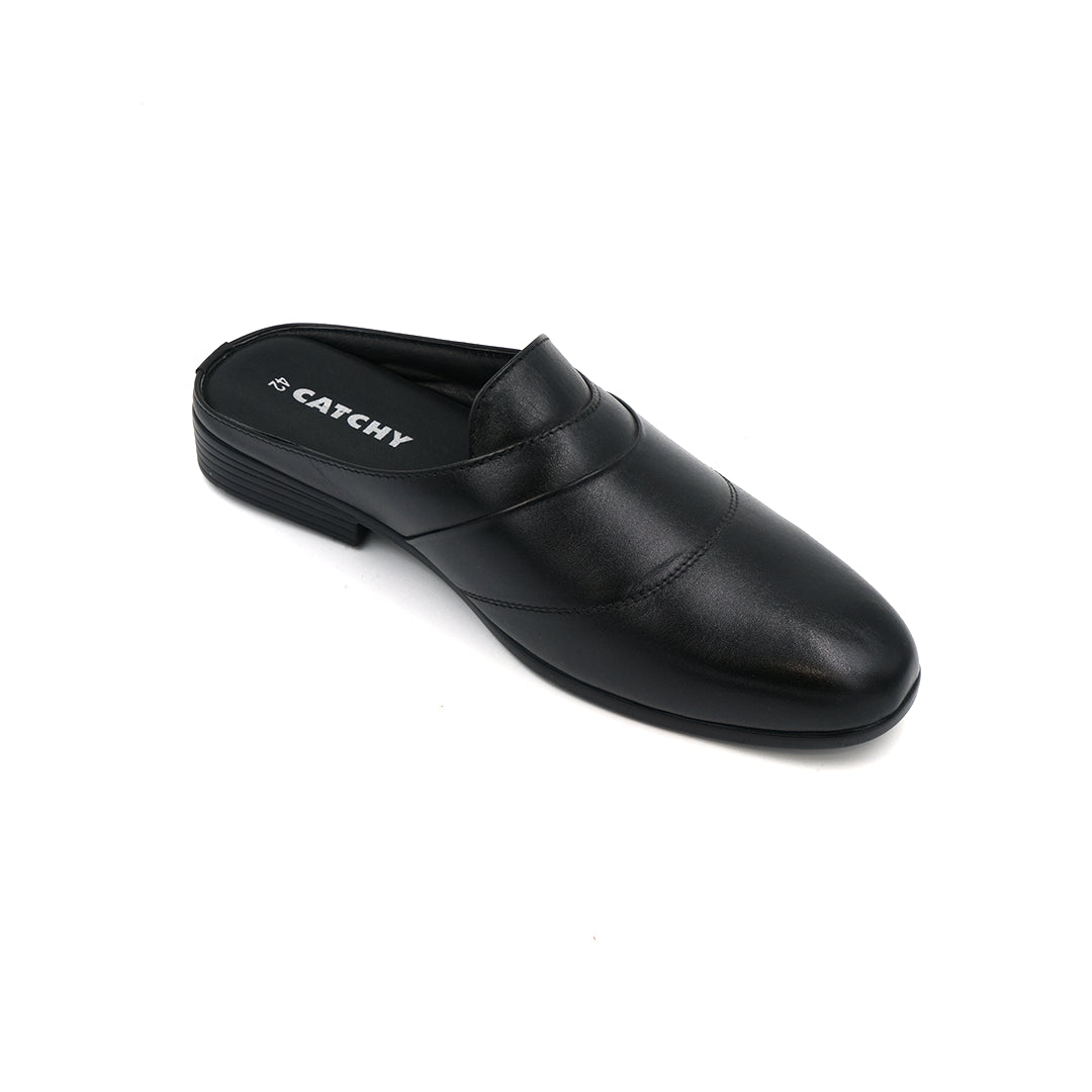 Catchy Premium Black Half shoe