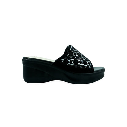 Catchy Women's Rhinestones Wedge Heel