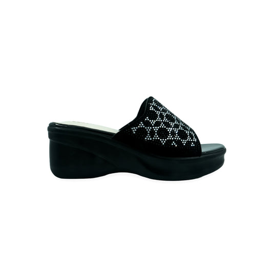 Catchy Women's Rhinestones Wedge Heel