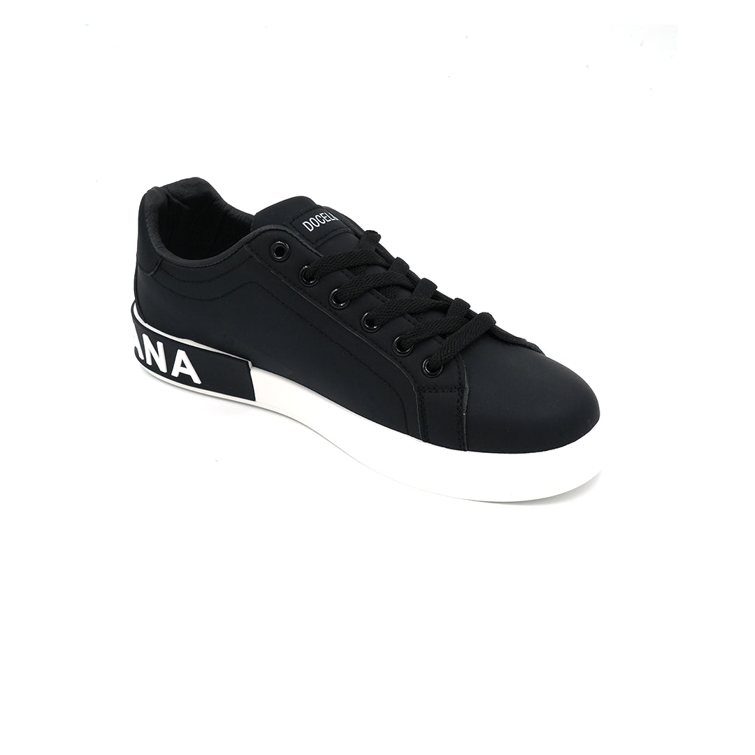 Classic Black Low-Top Sneakers