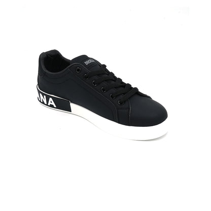 Classic Black Low-Top Sneakers