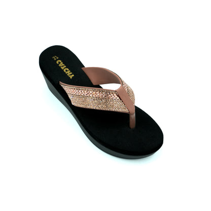 Catchy Women Wedges Rhinestones Sandals