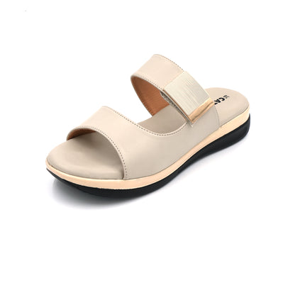 Elegant Double Strap Slip-On Sandals