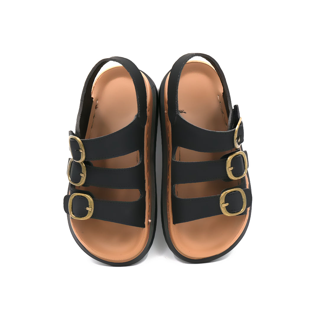Catchy  Tan Multi-Strap Sandal