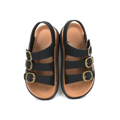 Catchy  Tan Multi-Strap Sandal