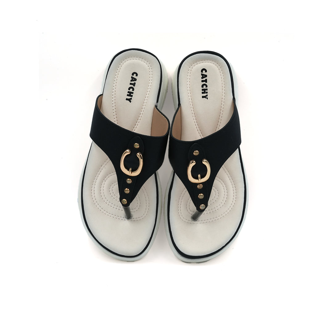 Catchy Trendies Ring Wedge Sandal