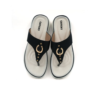Catchy Trendies Ring Wedge Sandal