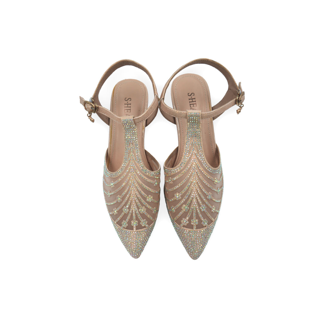 Pointy Slingback Spool Heel
