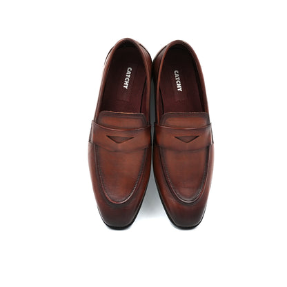 Catchy Penny Leather Loafer for Men