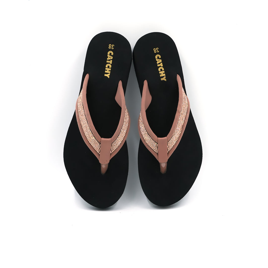 Catchy Ladies Glitter Thong Sandal