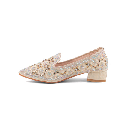 Catchy Royal Crystal Loafers