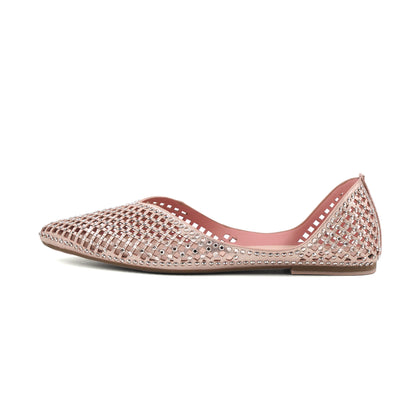 Elite Diamond Mesh Comfort Flats