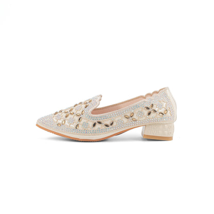 Catchy Royal Crystal Loafers