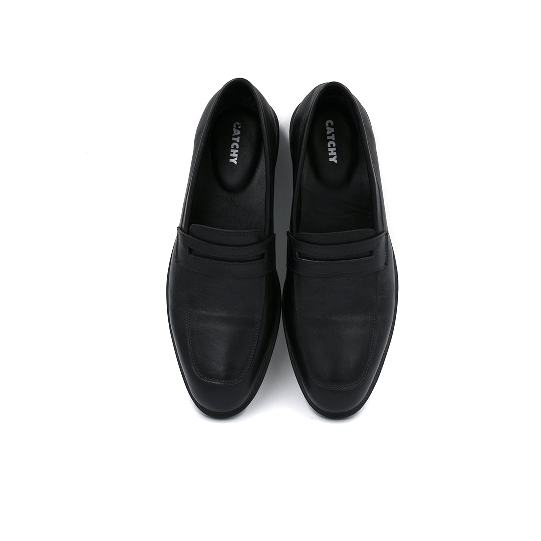 Catchy Leather Penny Loafer for Men