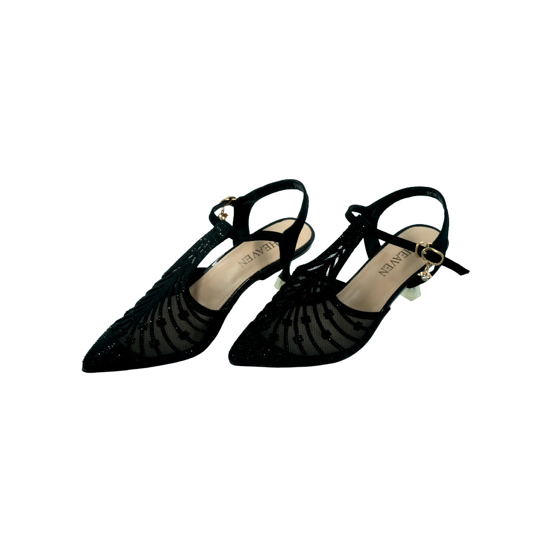 Pointy Slingback Spool Heel