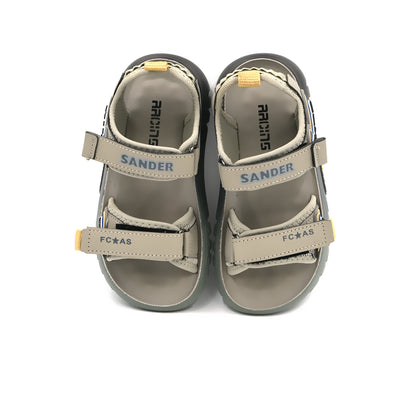Catchy Kids' Beige Adjustable Sports Sandal
