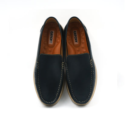 Catchy Genuine Leather Men's Loafer