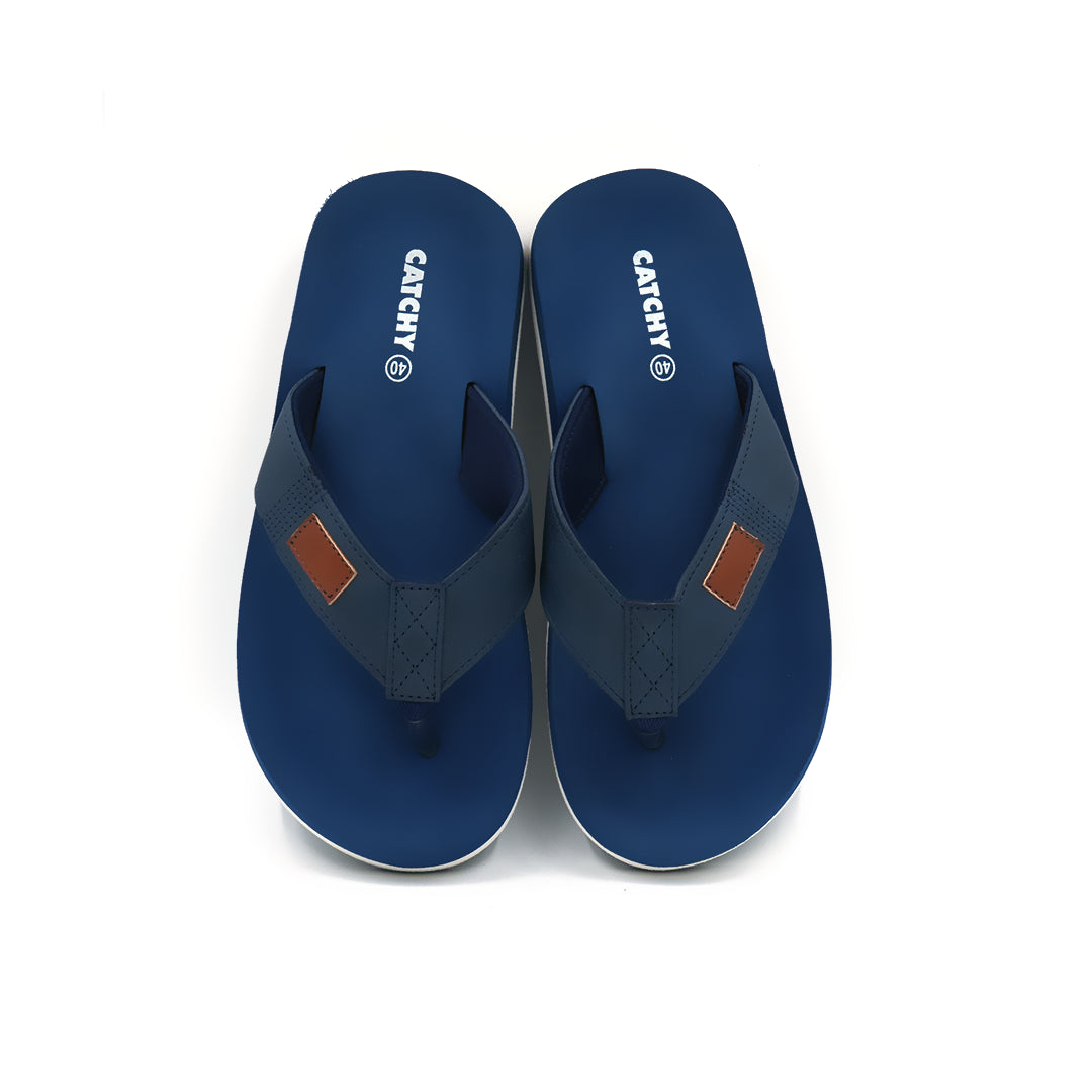 Catchy Comfortable Brown Flip-Flop Slipper for Men