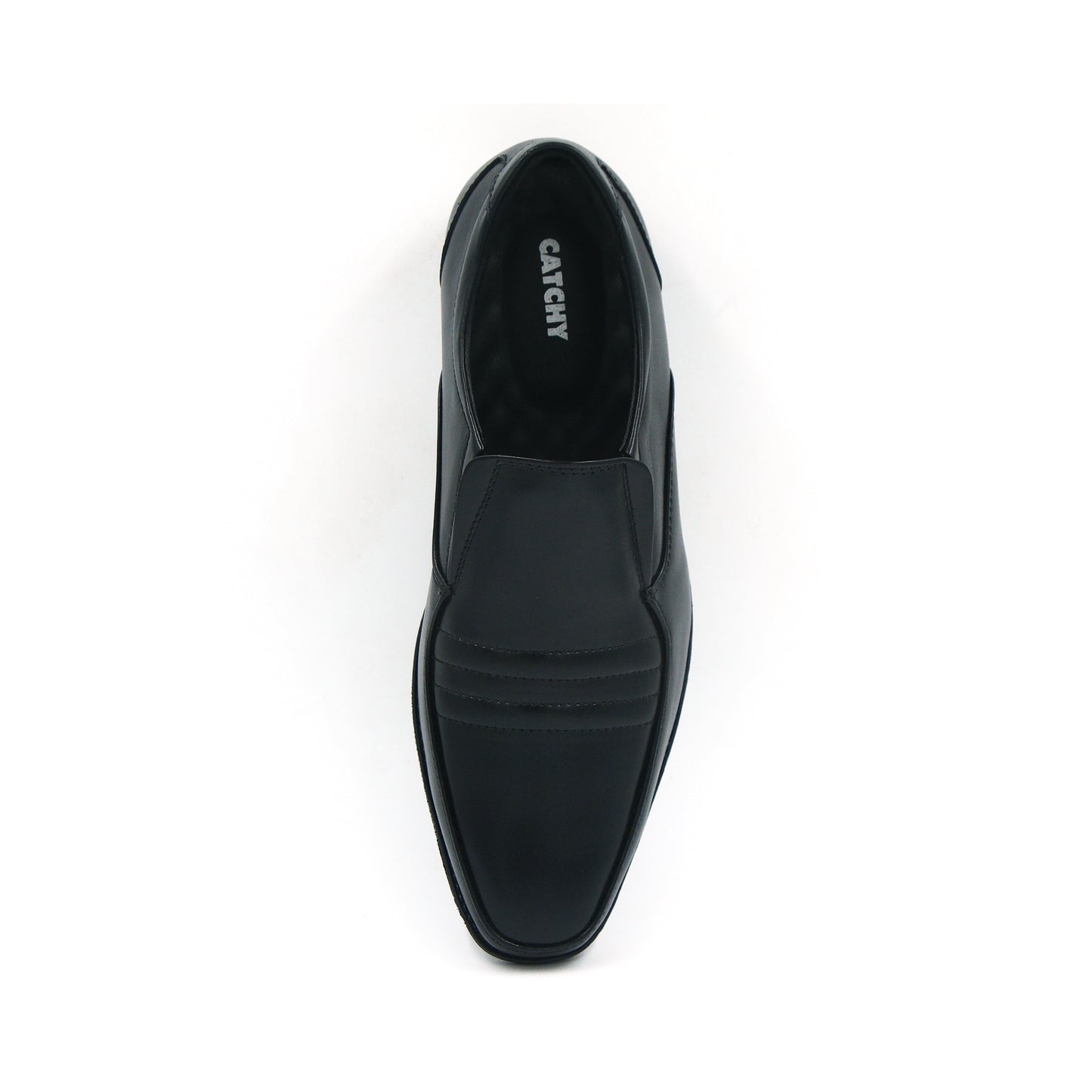 Catchy Black Classic Leather Formal Shoes for Men's