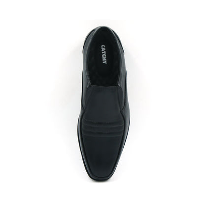 Catchy Black Classic Leather Formal Shoes for Men's