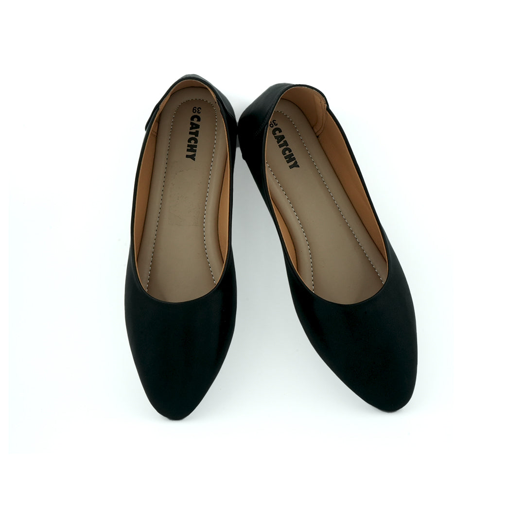 Catchy women's slip round toe flats Pumps