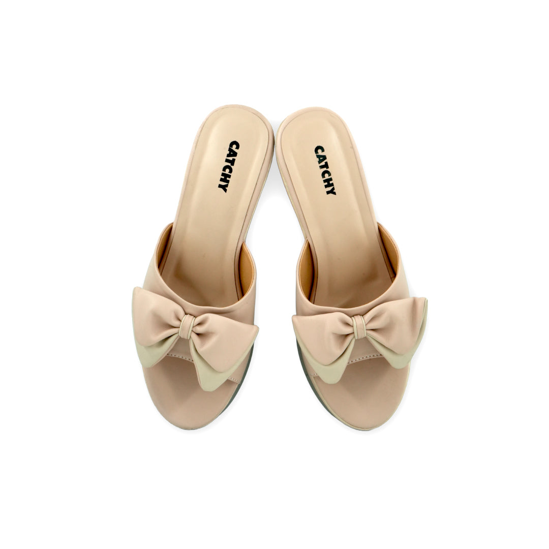 Catchy Women's Comfortable Bowknot Wedge Sandal