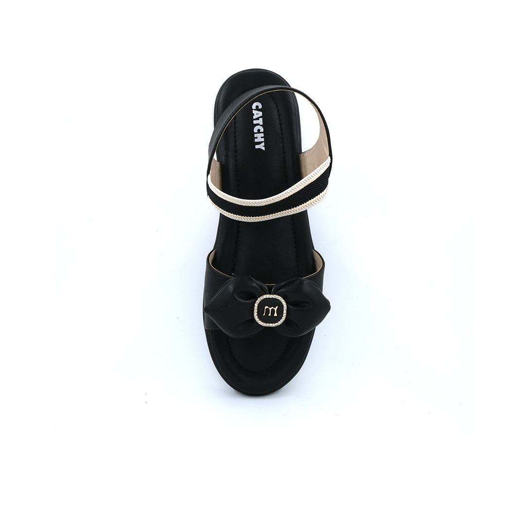 Catchy Girl's Bow Detail Sandals