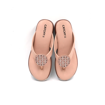 Catchy Embellished Thong Sandals
