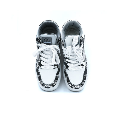 Catchy Men's Lace Up Skate Sneakers