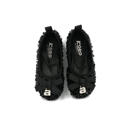 Catchy Princess Black Ballet Shoes