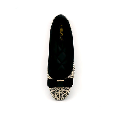 Catchy Women's Casual Glitter Flat Bowknot Pumps