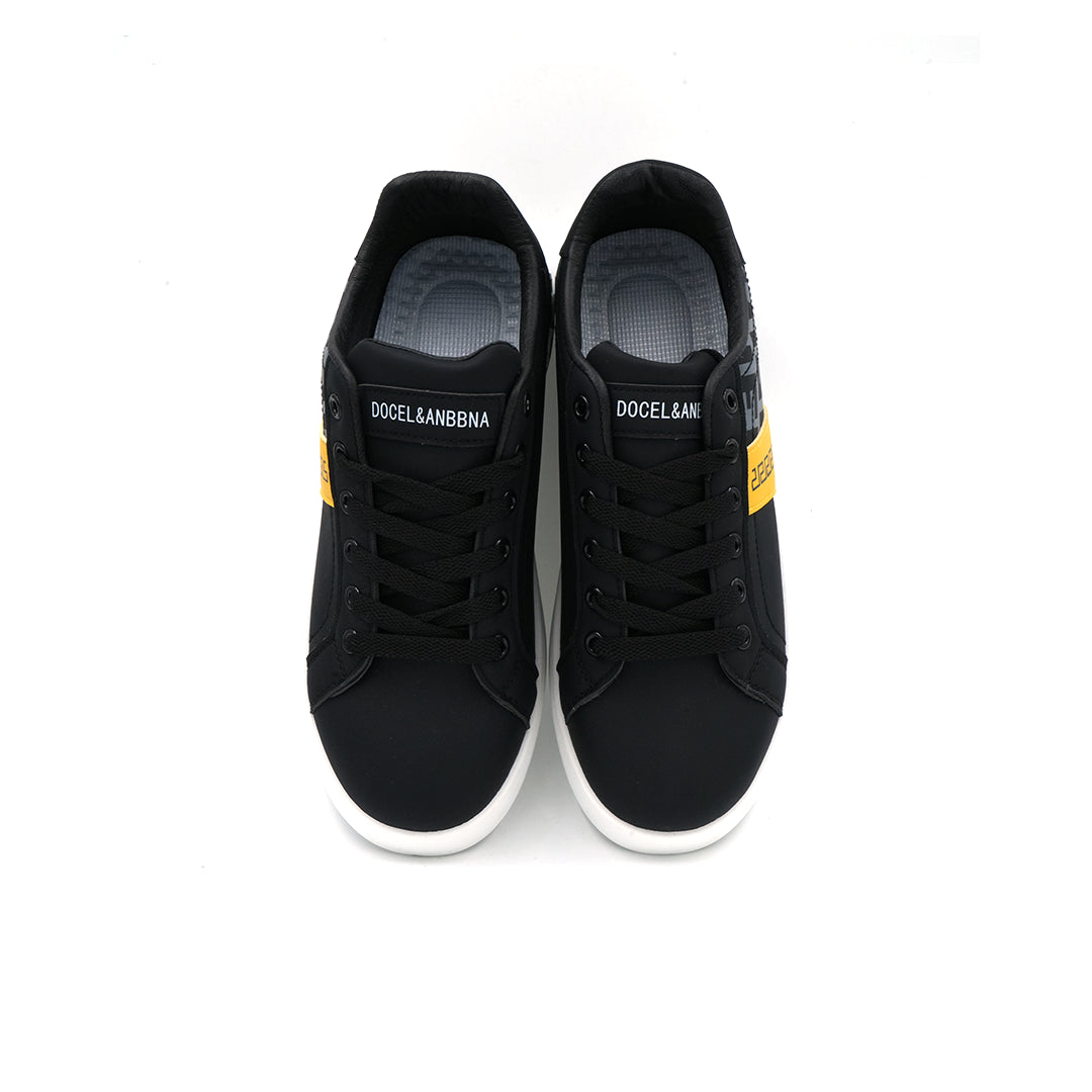 Classic Black Low-Top Sneakers