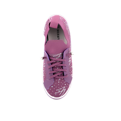 Catchy Women's Top Lace Cotton Sneakers