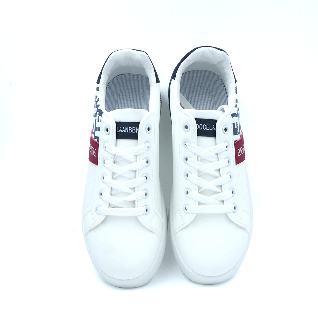 Catchy Low Canvas Leather Sneakers
