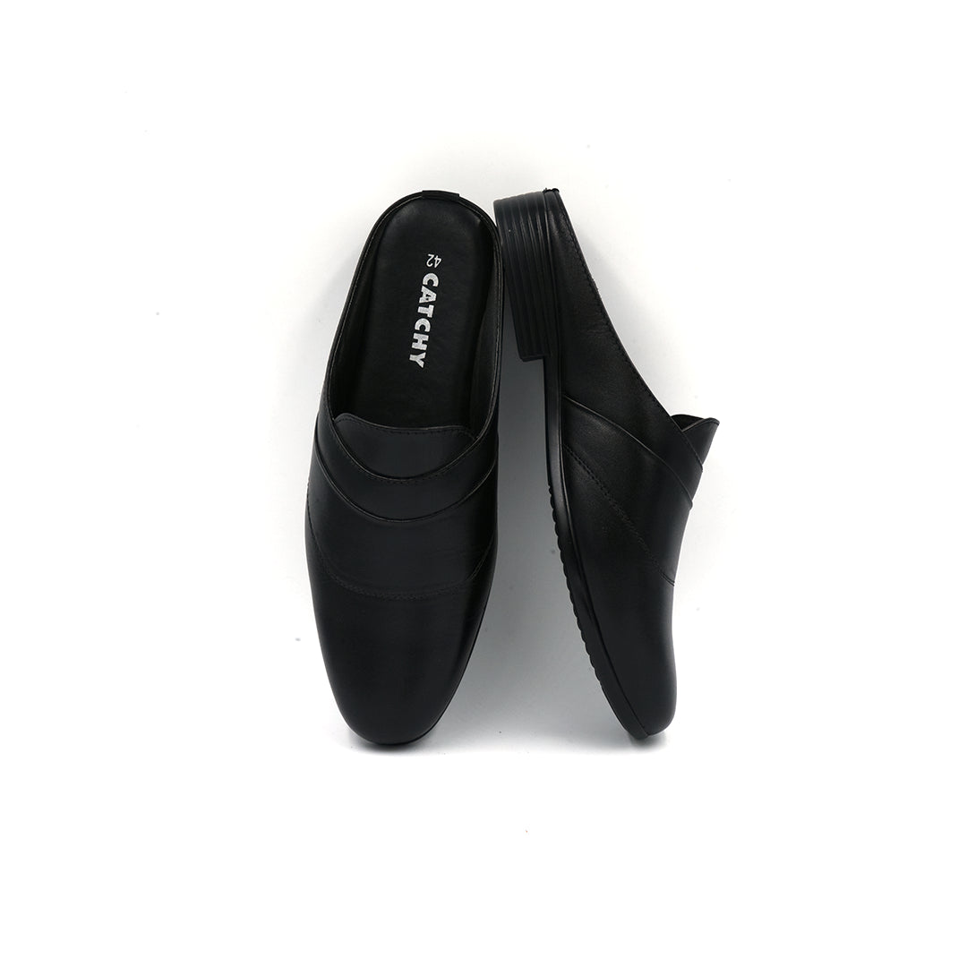 Catchy Premium Black Half shoe