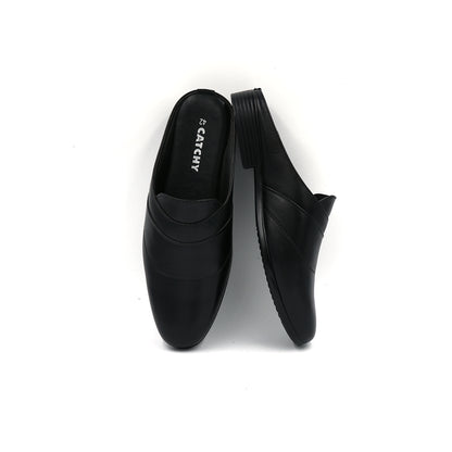 Catchy Premium Black Half shoe